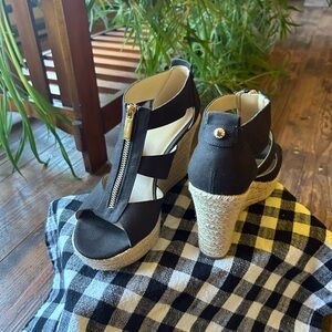 Michael Kors espadrille wedge sandals